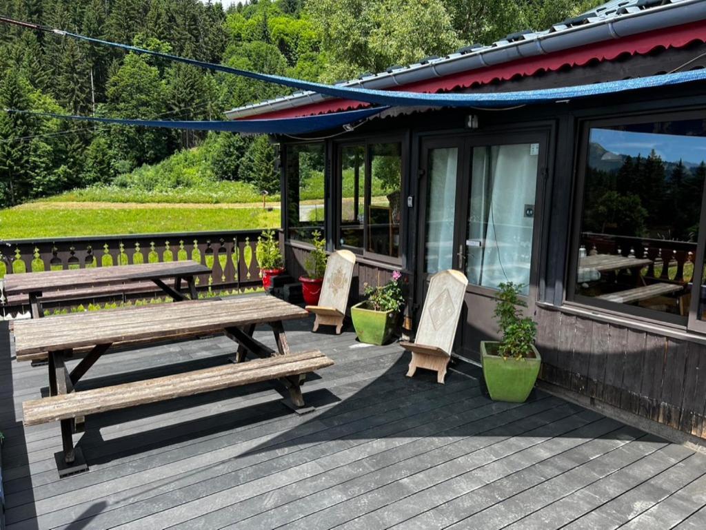 La Chanterelle - Mountain Lodge La Cote d'Arbroz Exterior foto